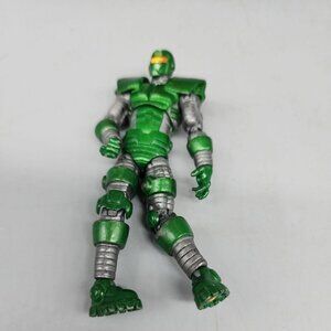 2010 HASBRO MARVEL COMICS IRON MAN GREEN SILVER ACTION FIGURE 4' TOY